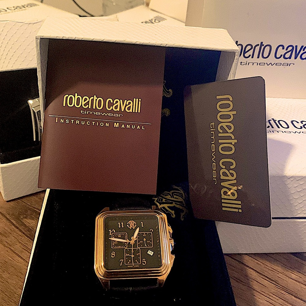 Roberto cavalli watch.